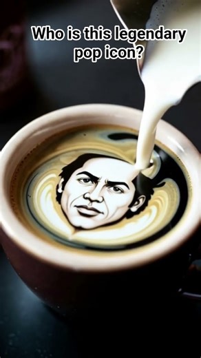 Michael Jackson Face Latte Art in Slow Motion | AI Cinematic ASMR