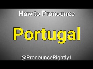 How to Pronounce Portugal like a PRO in English?