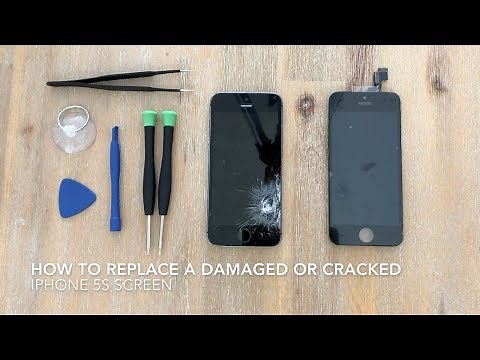 How To Replace A Shattered or Cracked iPhone 5S Screen