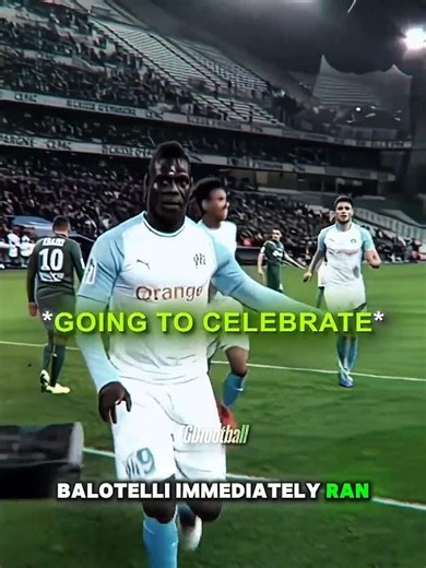 Balotelli’s Rare Celebration 😭