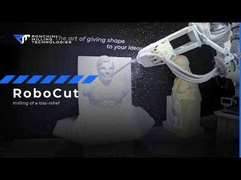 RoboCut | High-Precision Robotic Milling of a Bas-Relief Sculpture