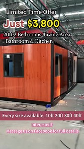 💧Waterproof 20/30/40Ft Expandable Container Homes | 🇨🇳China Factory Direct, NO Middleman! Full kitchen equipped, modular & customizable in any style. Lead time only 15-30 work days! Video factory tour online, on-site inspection welcome—witness real production process! Top quality, factory price, one-stop prefab solution for all your projects. Follow for more expandable house designs & factory real shots! #ExpandableHome #CustomModularHouse #ChinesePrefabFactory #WaterproofContainerHome #FastD