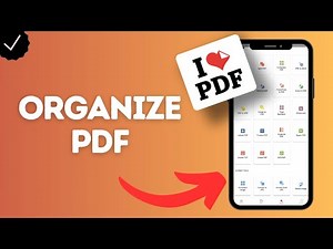 How to Organize PDF Pages Easily | ILovePDF App