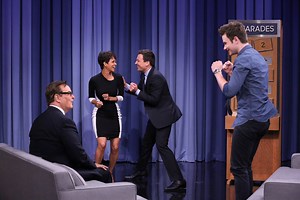 Chris Colfer Plays Charades with Halle Berry and Jimmy Fallon (VIDEO)