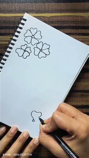 Easy Front Page Design 🌸 | Beautiful Page Decoration Ideas for School Project #shorts