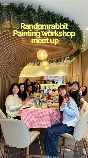 RandomRabbit Workshop on Instagram: "Our very first painting meet-up was such a wonderful experience! 🌸 The cozy setting at Wooss Café made it extra special, and everyone did an amazing job with their paintings — especially for the very first time. I loved hanging out with you all, and I hope you had just as much fun as I did. Let’s definitely continue to do more craft and painting sessions together! 🎨💖 A big thank you to @wooss.au for supporting the Crafty Girl Community. We truly appreciate