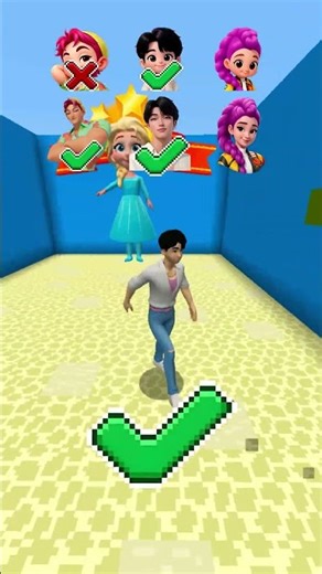 Kpop Demon Wall Test😱 (Part 16) #minecraft #roblox