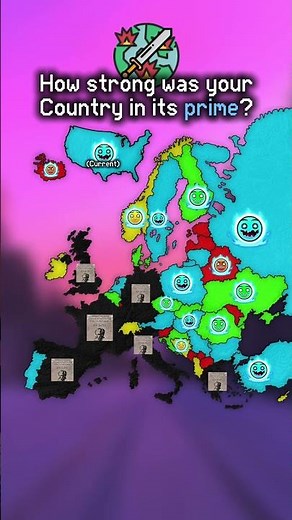 How strong was Europes prime? #europe #geopolitics #mapping #germany #uk #italy #france #spain