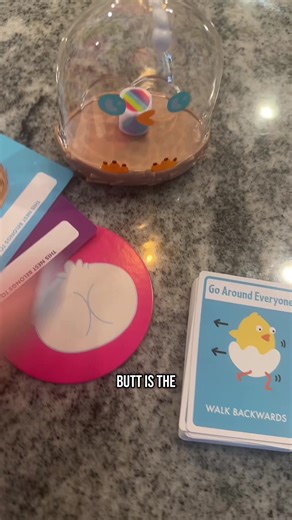 Hurry up chicken butt… so fun and guaranteed to make kids laugh. #familygamenight #kidsgames #funnykids #gamenight