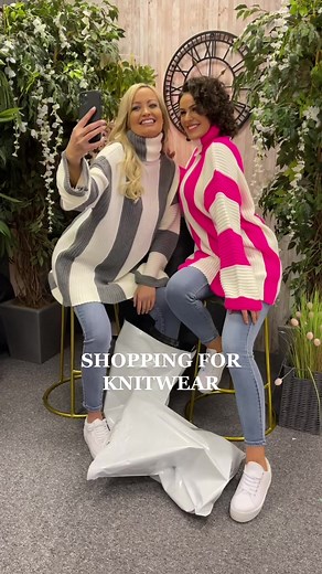 Shopping For Knitwear - which is your fave ? All online now at Designer Desirables #designerdesirables #fashion #style #outfitinspiration #ladies #outfits #women #jumper #shopping #selfie #fun #friends #sweaters #coffee #onlineshopping