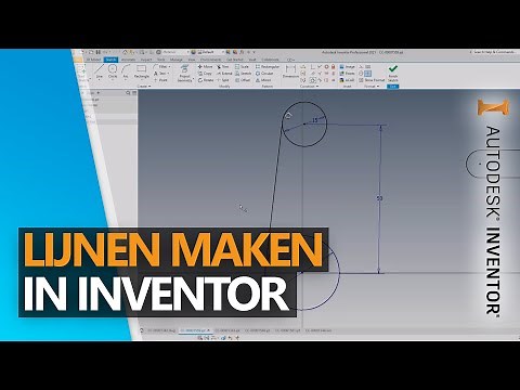 Lijnen maken in Inventor