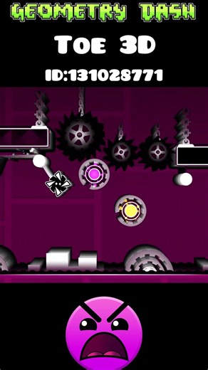 TOE 3D #geometrydash #gd #gaming #geometrydashplayer #gdlevels #thepro1yo33