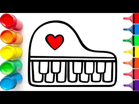 How to Draw a Cute Piano | Easy Step by Step Tutorial