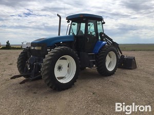 1998 New Holland TV140 4WD Bi-Directional Tractor W/Loader | Agriculture