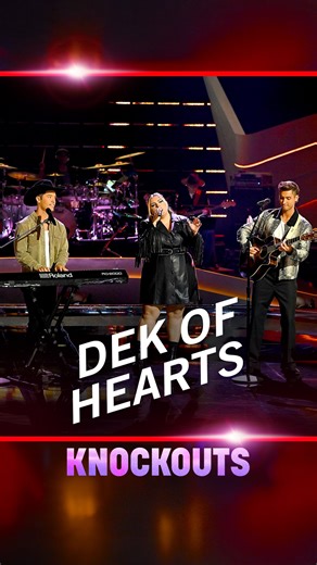 NBC's The Voice on Instagram: "DEK of Hearts take the stage with heart and harmony on “What If I Never Get Over You” by Lady A. #TheVoice | @NBC and Peacock"