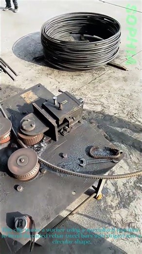 Rebar Bending: Shaping Threaded Steel Into Circular Forms