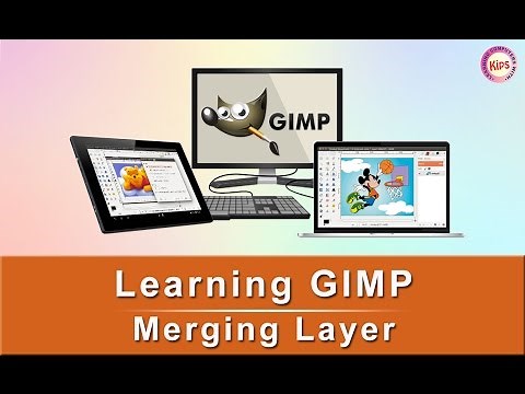 Learning GIMP: Merging Layers