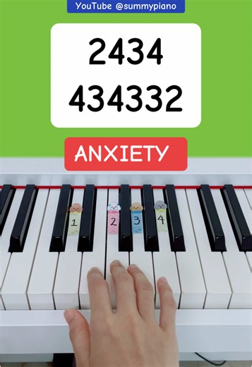 Anxiety Piano Tutorial - Easy Full Guide