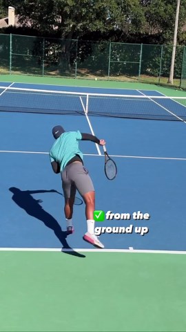 How the kinetic chain powers a stronger tennis serve