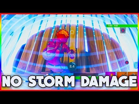 NO STORM DAMAGE GLITCH/BUG | Fortnite Battle Royale