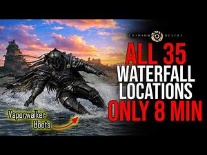 All 35 SECRET Waterfall Caves in only 8 Minutes - Crimson Desert