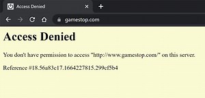 Getting an Access Denied when visiting GameStop? This is probably why… | Poc Network // Tech