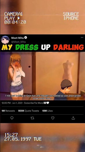 My Dress Up Darling 4K 60FPS 🥰