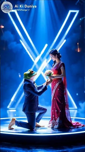 Unbelievable Transformation: frog Turns into a cute girl & Frog propose girl #Transformation #shorts