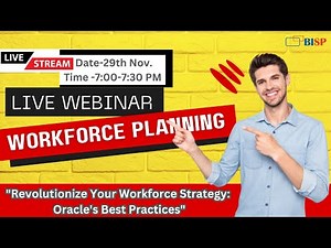 Live webinar of Oracle Workforce Planning | A Guide to Oracle Workforce Planning | ‪@bispsolutions‬