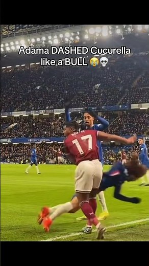 Adama THROWS Cucurella into next week 💀😭 #football #premierleague