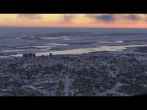 PMDG 777-200ER, landing at Novosibirsk UNNT RW25 + VATSIM comms (rus)