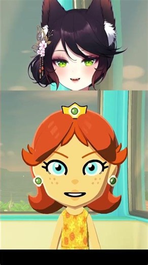 IT HAPPENED AGAIN. #shorts #vtuberclips #luigi #daisy #rosalina #cynthia #tomodachilife