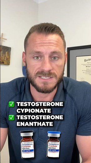 The Difference Between Testosterone Cypionate & Testosterone Enanthate