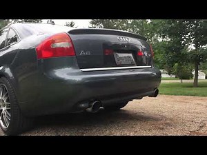 2.7T Audi A6 straight pipe progression.