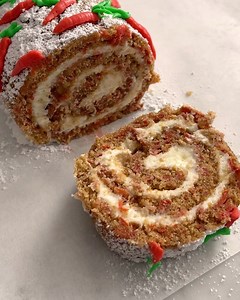 15K views · 983 reactions | My Carrot Cake Roll recipe has all the delicious flavors of carrot cake rolled up with a sweet and tangy cream cheese frosting. Enjoy! 凌 | Preppy Kitchen | Facebook