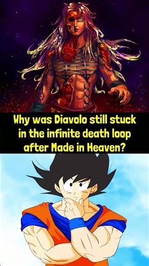 Why was Diavolo still stuck in the infinite death loop