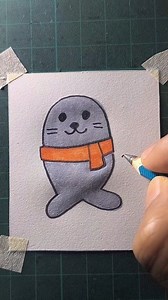 15K views · 119 reactions | How to draw a seal | All About Art | Facebook