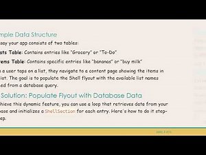Creating a Dynamic Shell Flyout in Xamarin from Database Data