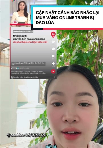 MUA VÀNG ONLINE nghe thôi đũ thấy sợ rồi mà nhiều người sao gan dạ quá không sợ bị mất của ta ,tui là tiền trao là cháo mút liền vàng phãi cầm trên tay giờ toàn cái j đâu không nên mấy bà đừng ham lời mà bị đào lửa nghen #tiemmemin #xuhuongmoi #tintucmoi #mebimsua #learnontiktok