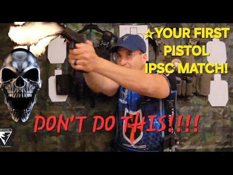 YOU'RE FIRST IPSC match. High speed shooting competition tutorial for Fast Pistol in IPSC match.