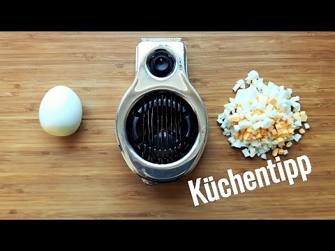 Eier in feine Würfel schneiden - Schneller Küchentipp #'Shorts