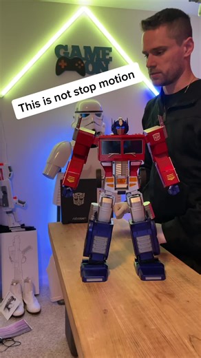 Optimus Prime Robot Action