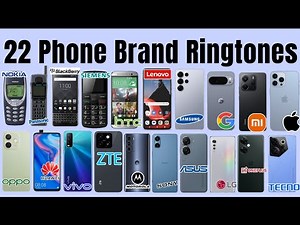 23 Original Ringtones of Phone Brands