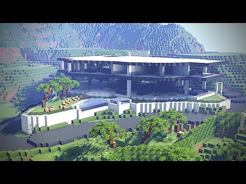 HUGE Modern Mansion TOUR With Basketball court!! | Minecraft Tour (Tour Series)