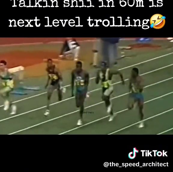 Next level trolling is talking shiii while accelerating in the 60m and still winning. #speedblueprint #speedarchitect #speedtraining #sprintmechanic #startguru #track #tiktok #trending #running #training #trackandfield #tracklife #winning #xyzbca #viral
