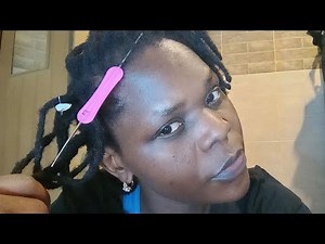 How to interlock your own natural dreads 👆 try it