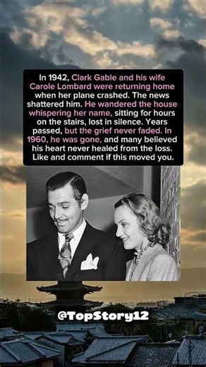 THE TRAGEDY CLARK GABLE NEVER RECOVERED FROM. Carole Lombard. #shorts #celebrity #hollywood