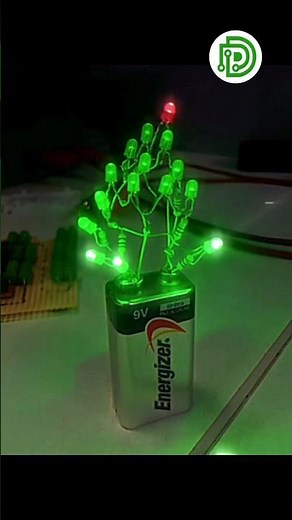 Dancing LEDs Using 9V Battery | Simple Electronics Project