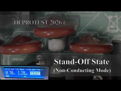 GDT Spark-Over During 1500V AC Hipot Test | Arc Discharge