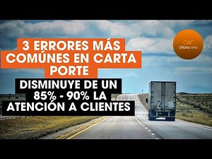 3 Errores más comunes en Carta Porte